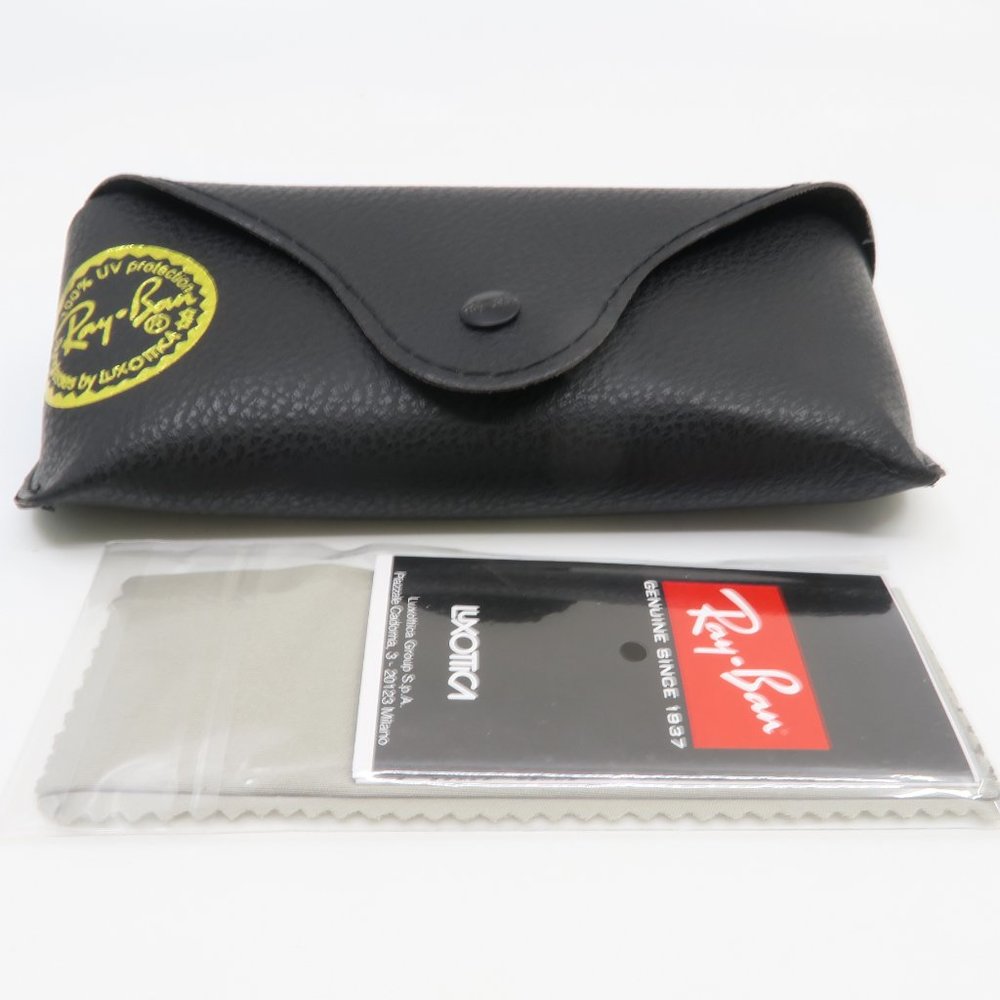 Ray-Ban RB 3483 004/71 60mm Gunmetal and Black/Green Pilot New Sunglasses *Read. - Picture 7 of 7
